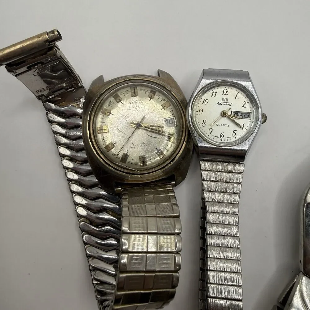 Mixed Lot Of 20 Vintage To Now Estate Watches Timex Seiko Ironman Womens Mens